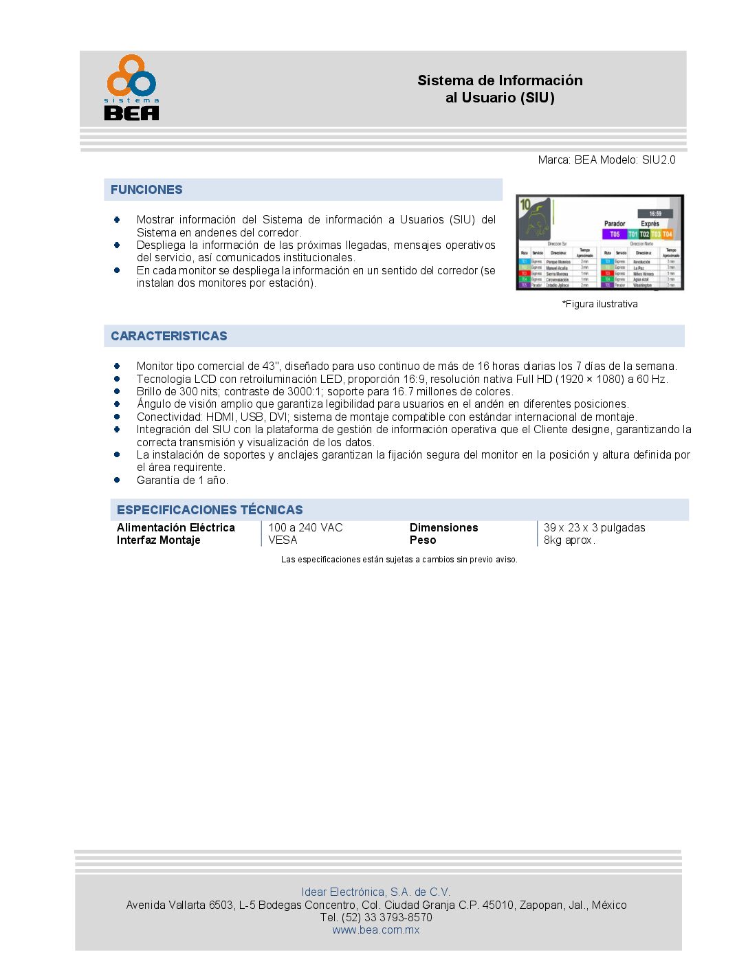 1.5 Sistema de Información al Usuario (SIU)